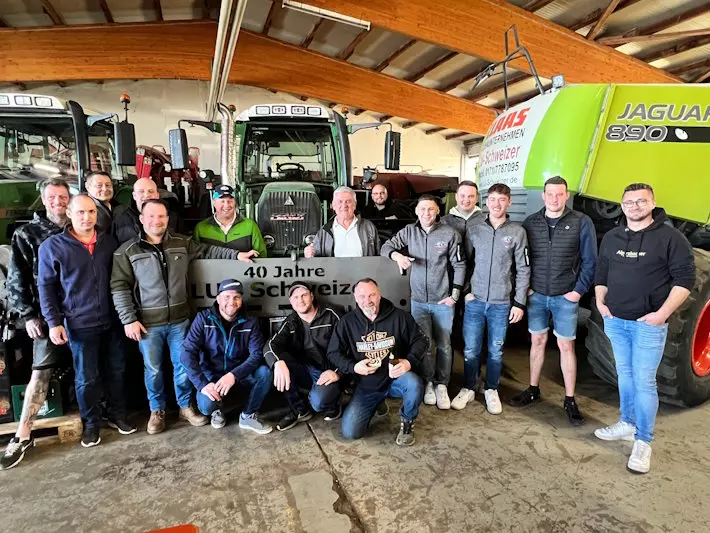 40 Jahre LU-Schweizer, Lohnarbeit für Landwirtschaft, Haiterbach 40 Jahre LU-Schweizer, Lohnarbeit für Landwirtschaft, Haiterbach